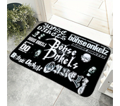 1pc Germany Bohse Onkelz Floor Mat Floor Mat Anti-Slip Kitchen Bedroom Handmade Tufted Rug Carpet