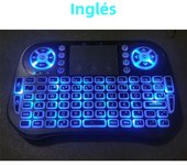 Wireless Bluetooth Mini Keyboard 2.4G Dual Mode Backlit English Russian French Spanish Portugal for Android TV Box PC Projector