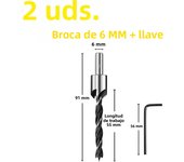Countersink Drill Bit Set Reamer Woodworking Chamfer Counterbore Pliot Hole Cutter Screw Hole Drill 4/5/6/7/8/10mm HSS Hole Dril