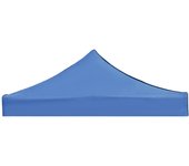2X2M Canopy Top Cover Replacement Four-Corner Tent Cloth Foldable Rainproof Patio Pavilion Replacement Blue