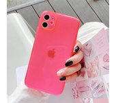 Neon Fluorescent Cnady Color Phone Case For iPhone 15 14 12 11 Pro Xs Max XR 6 7 8 Plus SE Mini Transperant Soft TPU Cover Capa