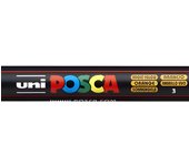 Posca Pc-3m Marcador de Pintura - Punta Cónica - Tinta Base Agua - Resistente Luz - No Permanente - Naranja Medio