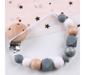 Cadena para chupete de bebé, mordedor de silicona, cadena anticaída, juguete de regalo para bebé, gran oferta