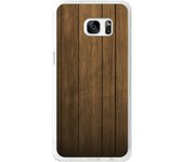 Tumundosmartphone Funda Gel Tpu para Samsung Galaxy S7 Edge Diseño Madera Dibujos