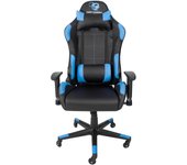 Silla Gaming DeepCommand I, Tejido de Polipiel Transpirable, Cojines Lumbar y Cervical, Ruedas de Silicona DeepGaming