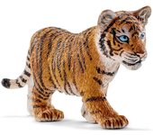 Figura de Tigre Schleich - Cachorro de Tigre Siberiano Realista - Ideal para Regalo