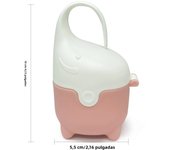 With macaron color pacifier chain0-36 months old baby high-grade printed pattern baby silicone pacifier