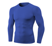 Camiseta de manga larga para hombre, ropa deportiva para Fitness, camiseta para gimnasio, correr, deportes al aire libre, Tops para hombre, primavera y otoño