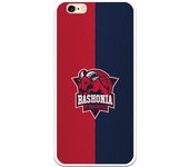 Funda original compatible con iPhone 6 - 6S - Baskonia fondo rojo y azul