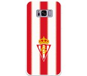 Funda original compatible con Samsung Galaxy S8 - Sporting Fondo Rojiblanco - TPU MATE