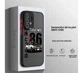 Initial D Anime For Samsung A73 A72 A54 A53 A52S A34 A32 A33 A24 A23 A22S A02 Lite Frosted Translucent Phone Case
