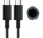 5A 45W PD Dual USB C Fast Charging Cable for Samsung S22 Plus S23 S24 Ultra Note20 A53 A54 A55 Quick Charger Type C Data Line 2m