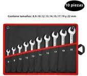Flex Head Ratcheting Wrench Set,Combination Ended Spanner kits, Chrome Vanadium Steel Hand Tools Socket Key Ratchet Wrench set