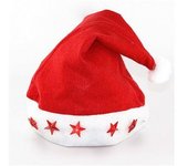 Gorro de Navidad con Luces LED 30x40cm - Adornos Navideños