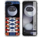 Funda Silicona Antigolpes para Samsung Galaxy Z Flip 5 5G diseño Zapatillas 11 Dibujos