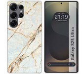 Tumundosmartphone Funda Silicona para Samsung Galaxy S25 Ultra 5G diseño Mármol 13 Dibujos