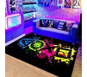 VIKAMA 40x60CM Game Machine Crystal Velvet Carpet Home Living Room Bedroom Bathroom Kitchen Door Mat