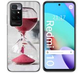 Funda Silicona para Xiaomi Redmi 10 (2021/2022) diseño Reloj Dibujos