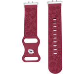 Prints Design Strap for Samsung Galaxy Fit 3 Watch Band Silicone Engraving Bracelet for Samsung Galaxy Fit3 Floral Wristband