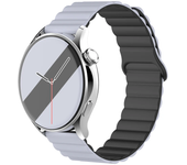Magnetic loop For Samsung Galaxy watch 6 5 4 Classic 20MM 22mm Silicone bracelet Amazfit Bip 5/3 pro/Balance/GTS/GTR 4-3 strap