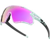 SCVCN Polarizadas Gafas de Ciclismo con 3 Lentes Intercambiables Hombres Mujeres Bicicletas