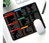 Mouse Mat Office Software Shortcut Key Mouse Pad Small 22x18cm Excel Word PPT Shortcuts - Easy Access to Office Tools Mousepad