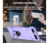 Anti-Drop Finger Ring Folding Coque Case for Samsung Galaxy Z Flip 5 4 3 2 1 Flip5 flip2 Flip1 Flip4 Flip3 5G Hard Cover Fundas