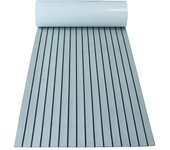 2.4m Self-Adhesive EVA Foam Boat Marine Flooring Faux Teak Decking Sheet Striped Yacht Mat 8 Styles Brown Gray Gold Black