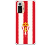 Funda original compatible con Xiaomi Redmi Note 10 Pro/Pro Max - Sporting Fondo Rojiblanco