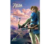 Poster the legend of zelda breath of the wild hyrule escena
