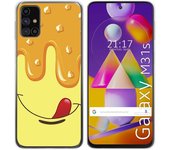 Tumundosmartphone Funda Gel Tpu para Samsung Galaxy M31s diseño Helado Vainilla Dibujos