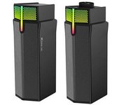 Xtrike me altavoces pc 2 en 1 transformable en barra de sonido 5wx2 sk-604