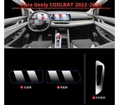Film Transparent TPU-PPF Console Anti-scratch Resist Film Radio Display Film Car Accessories For Geely COOLRAY 2022-2023