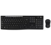 Logitech MK270 - Teclado (Estándar, Inalámbrico, RF inalámbrico, QWERTZ, Black, Ratón Incluido)