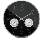Mebus 12988 radio wall clock with thermo-hygrometer