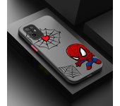 Marvel Spiderman For OPPO A98 A96 A94 A93 A78 A77S A76 A74 A73 A72 A57E S A56S Frosted Translucent Phone Case