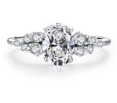Zenyth, anillo de Dedo de circón brillante de nivel AAAAA de lujo de Plata de Ley 925 Auténtica para Mujer, joyería Clásica de Declaración de Boda