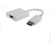 Cable adaptador gembird displayport macho a hdmi hembra blanco