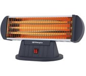 Orbegozo BP 0204 calefactor eléctrico Interior Negro 1200 W Calefactor eléctrico de cuarzo
