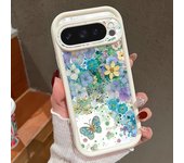 Flowers Pattern Shockproof Soft Case For Google Pixel 8A 8 Pro 9 Pro XL TPU Silicone Phone Protector Cover For Pixel 9 8 Pro