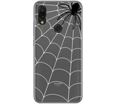 Tumundosmartphone Funda Gel Transparente para Xiaomi Redmi 7 diseño Araña Dibujos
