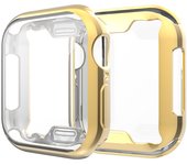 TPU Electroplating Soft Shell Cover for Apple Watch Series 9 8 7 6 5 4 3 SE Screen Protector Accessories for Apple Watch Band