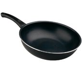 Tradineur - Sartén WOK de inducción rápida antiadherente - Fabricado en Aluminio - Incluye mango de silicona - Apto para inducción, gas, electricidad y vitrocerámica - Ø 30 cm