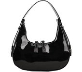 Bolso de Mano Mujer Fiesta Bolso Pequeño Piel Bolso de Hombro Mujer Movil Bolso Bandolera Pequeña Bolsa Mujer Verano Bolso Media Luna Dumpling Boda Ceremonia Cuero Bolsos Cartera