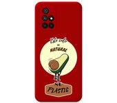 Funda Silicona Líquida Roja para Xiaomi Redmi 10 (2021/2022) diseño Culo Natural Dibujos