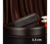 3.0cm 3.5cm Wide No Buckle Cow Leather Automatic Belt Body Strap Without Buckle Belts Men Good Quality Male Belts
