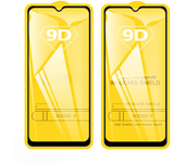 2PCS 9D Tempered Glass For Samsung Galaxy A55 5G A35 A54 A15 A25 A34 A24 A14 A53 A33 A52 A52S A32 A13 A12 5G Screen Protector