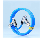 NNBILI 4 In 1 120W USB Type C to Type C IOS Cable 3 IN 1 PD 100W Fast Charging Data Cable for iPhone 11 12 13 14 15 Pro Max