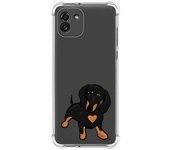 Funda Silicona Antigolpes para Samsung Galaxy A03 diseño Perros 04 Dibujos