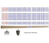 Sifer mango madera barniz azada 1400x40 (como m4 bellota)
